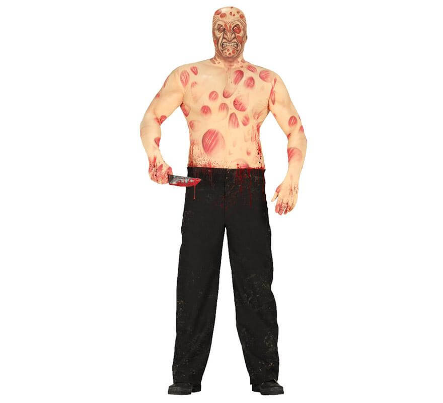 Disfraz de Hombre Quemado de Halloween para hombres