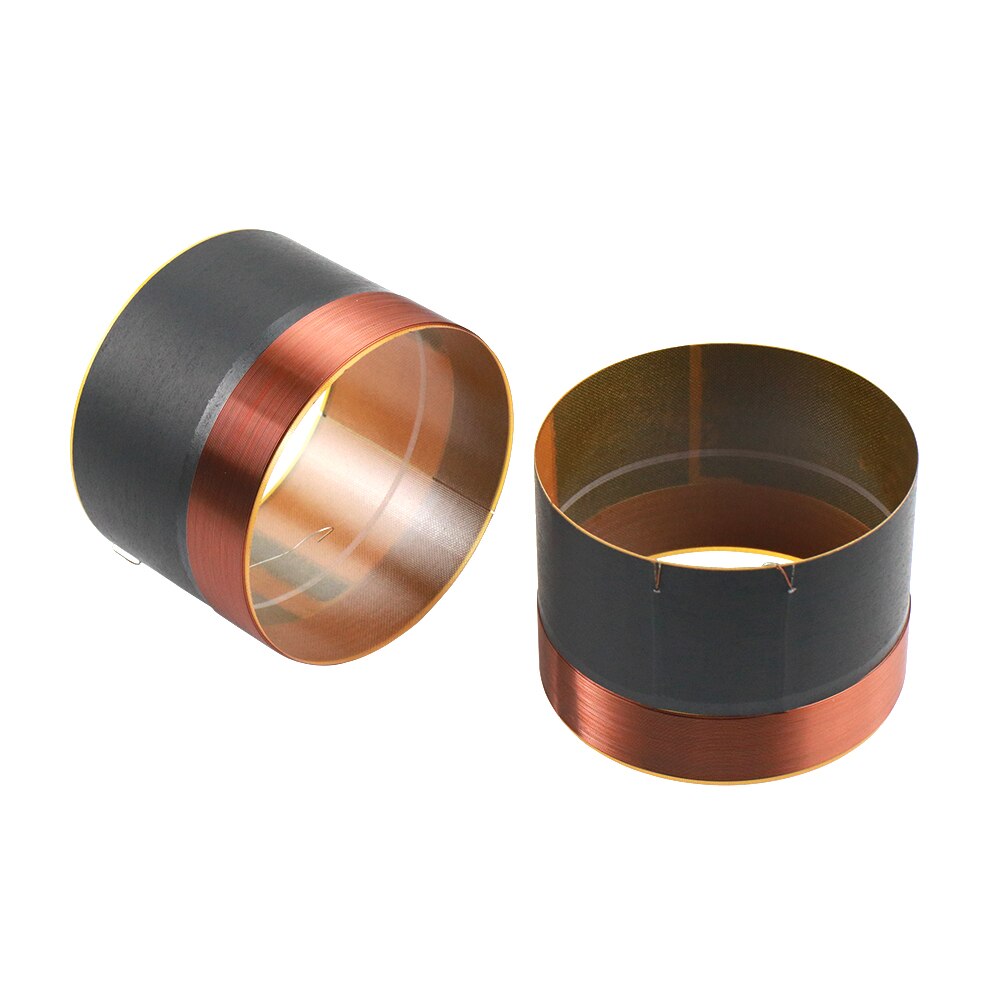 Ghxamp 75.5mm woofer schwingspule glasfaser reinem kupferdraht zwei schichten 75.5mm bühne lautsprecher bass schwingspule zubehör 2pc