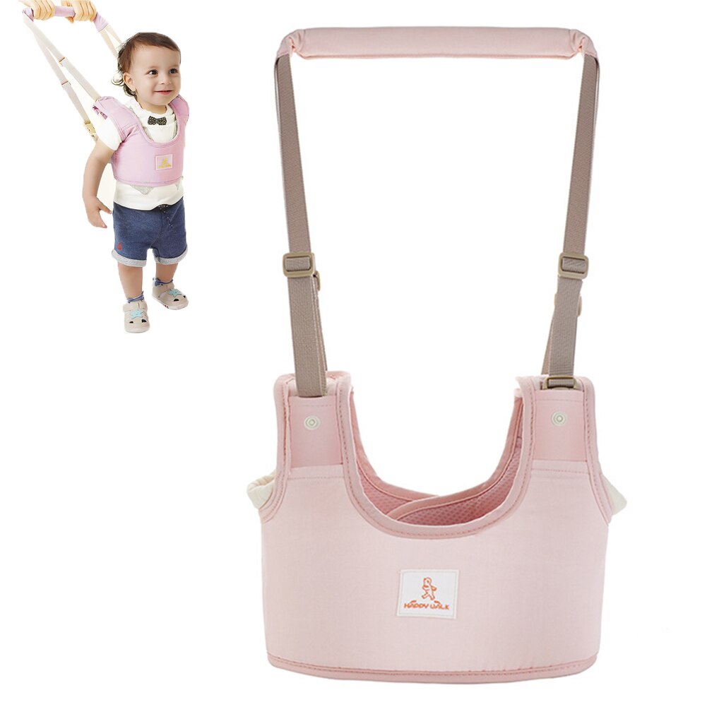 Baby Walker Toddler Walk Aids for Toddler Learning Walking Assistant Helper Adjustable Child Safety Reins: Pink