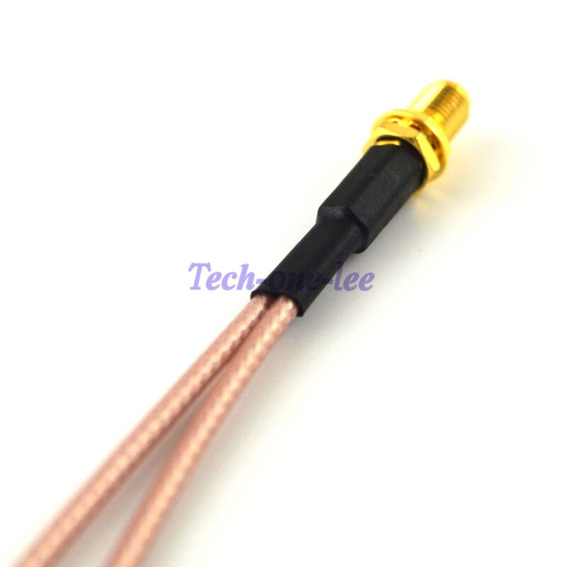 SMA-TS9 Adapter SMA Vrouwelijk naar Y type 2 TS9 Mannelijke Connector Splitter Pigtail Kabel RG316 15CM