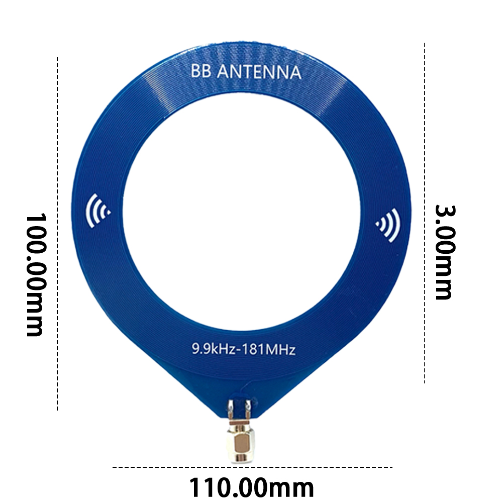Kleine ring bb antenne 9,9 khz-181mhz sma schnitts telle mini schleifen antenne tragbare antenne für malachite sdr empfänger tef6686 empfänger