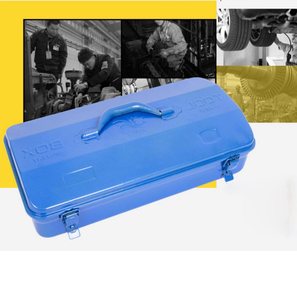 Metal Toolbox Multifunction Maintenance Toolbox Thickening Hand Hardware Toolbox Holding Tool Box S/M/L/XL