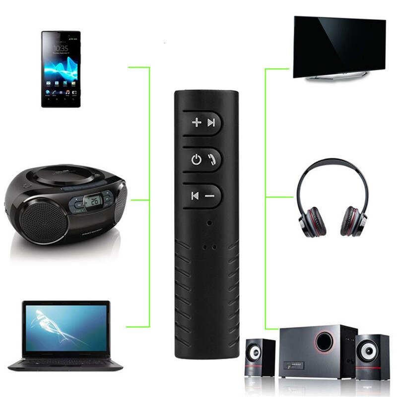 Bluetooth mottagare aux 3.5mm jack bil bluetooth handsfree samtal bluetooth adapter bil sändare auto musik mottagare