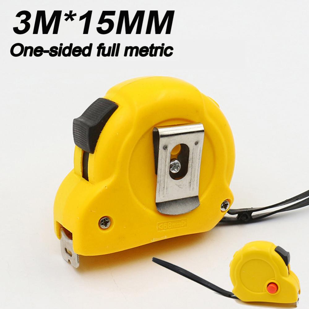 Stainless Steel Tape Measure Meter 3m Thickened Self-locking Rubberized Woodworking Tool Pull Ruler Metric Tape Measuring Tool