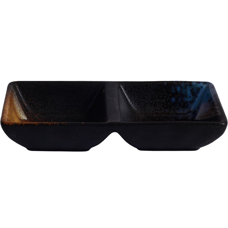 Japanese Style Ceramic Sauce Dish Round Square Household Hotel Small Dish Seasoning Soy Sauce Dish Tableware
