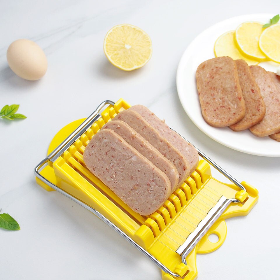 Lunch Vlees Slicer 10 Roestvrijstalen Draden Slicer Eten Cutter Keuken Gadget Voor Kaas Ei Groente Fruit Zacht Voedsel Sushi