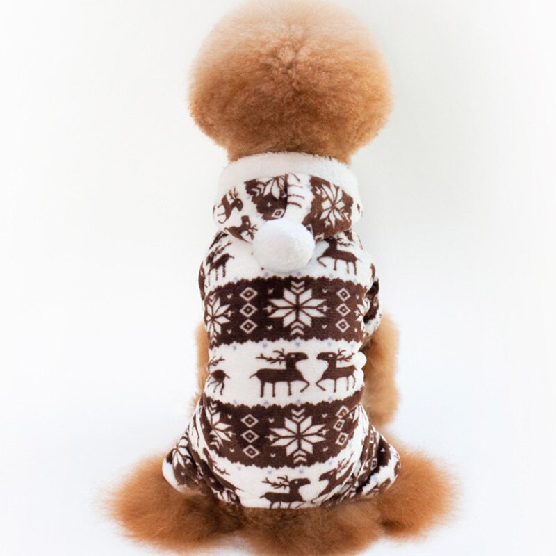Pet Dog Warm Clothes Puppy Jumpsuit Hoodie Coat Doggy Apparel Keep Warm Dog Clothes Pet Clothes Hoodie Coral Hair: Green / M