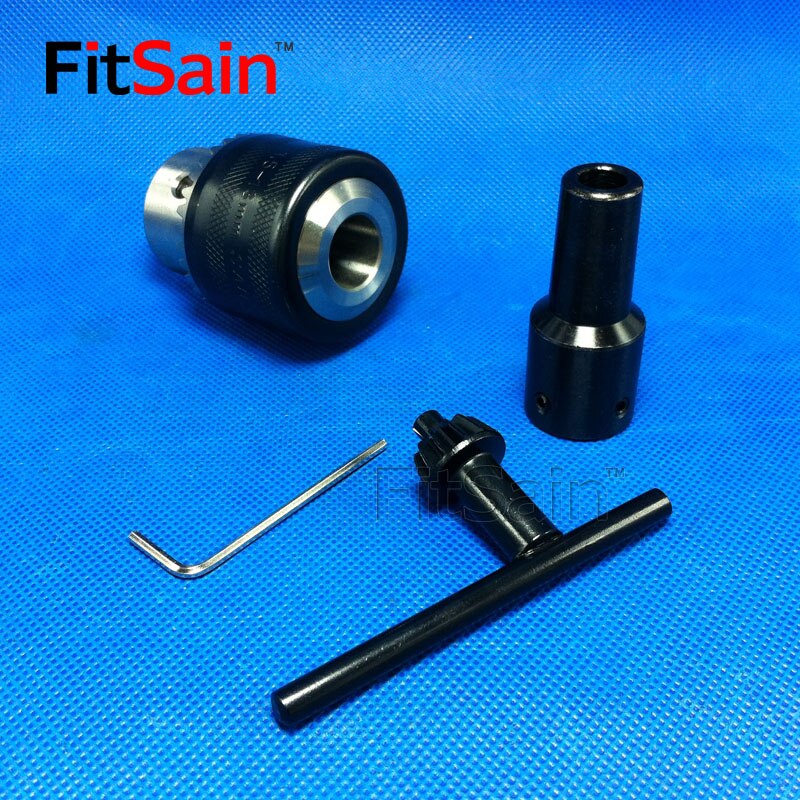 FitSain-B16 1.5-13mm mini drill chuck for motor shaft 8mm/10mm/12mm/14mm Connect Rod Power Tools Accessories drill press