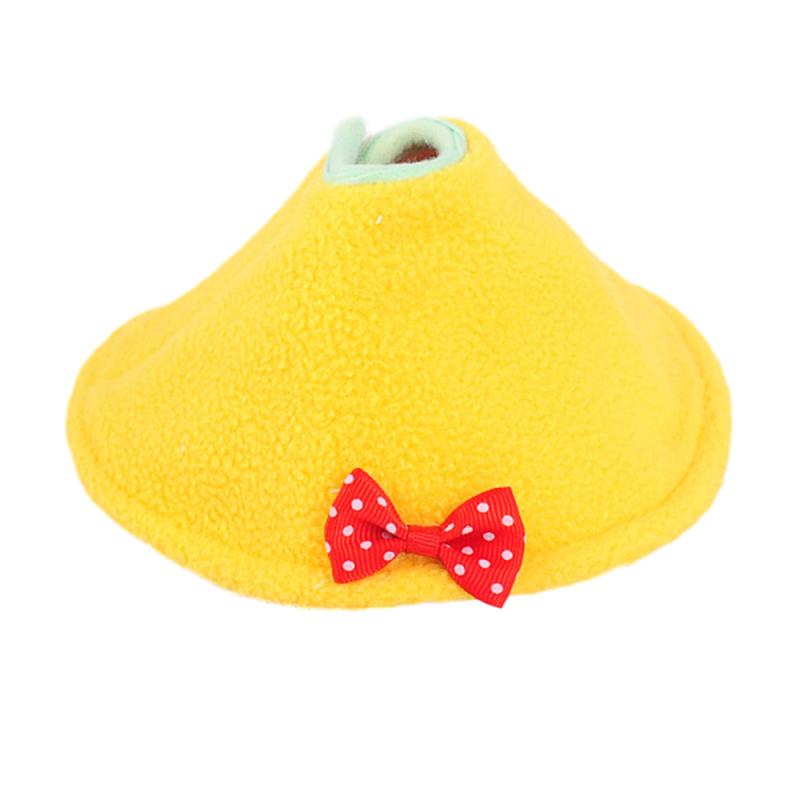 1Pc Vogel Erholung Weiche Kragen Elisabethanischen Nacken Kragen Papagei Kragen Einstellbare Halsbänder 4 Farben Kakadu Liebe Vogel Zubehör: 1pc Gelb / XS