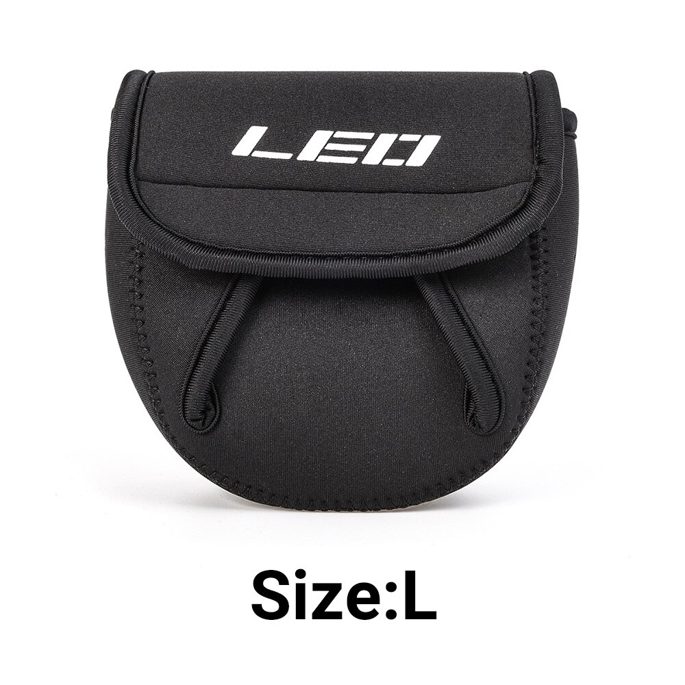 Sac De Protection Pour Moulinet Pêche LEO FISHING – Noir, Nylon/EVA, Neuf