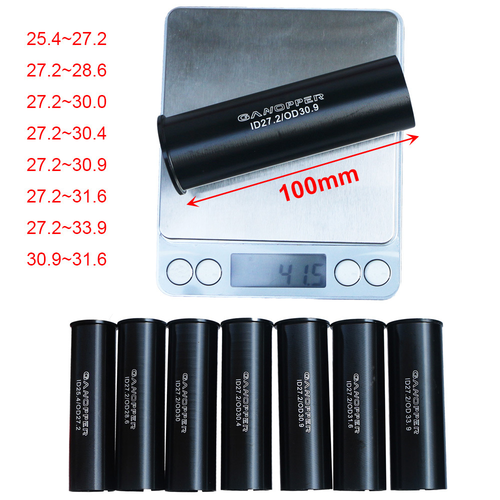 Fiets Zadelpen Mouw Racefiets Zadelpen Shim 22.2/25.4/27.2/28.6/30.0/30.4/30.9/31.6/31.8/33.9/34.9/36 Post Buis Adapter