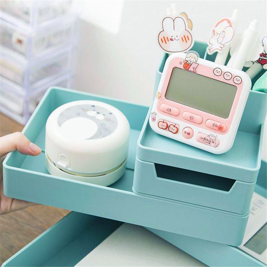 Office Desktop Organizer A4 Paper Drawer Storage Box Multi-functional Stackable File Cabinet Pen Holder