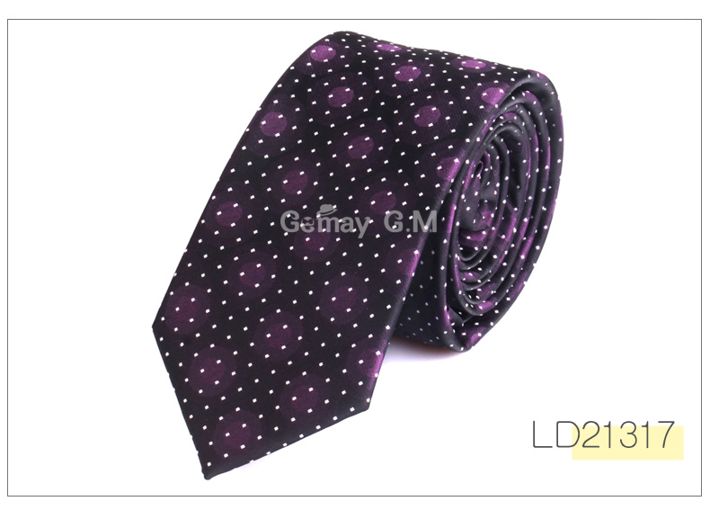 Jacquard Geweven Stropdas Voor Mannen Bruiloft Business Classic Ties Mode Polyester Slanke Heren Stropdas Voor Pak 6 Cm breedte Tie: LD21317
