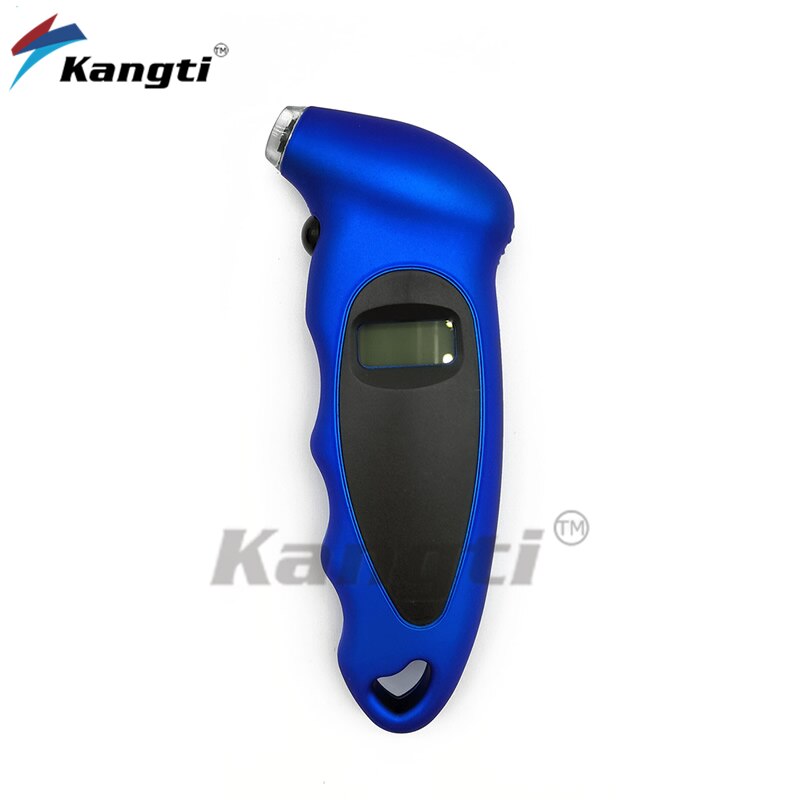 Digital Car Tire Tyre Air Pressure Gauge Meter LCD Display Manometer Barometers Tester for Car Truck Motorcycle Bike: Blue 1pc