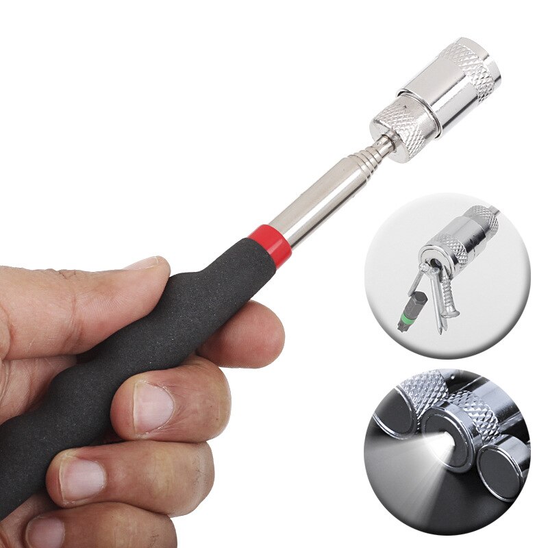 Magnetische Teleskop Pick Up Werkzeug Teleskop Magnet Stick zu Kleine Metall Picking Stift Metall Picker Saug Leistungsstarke Eisen Stick