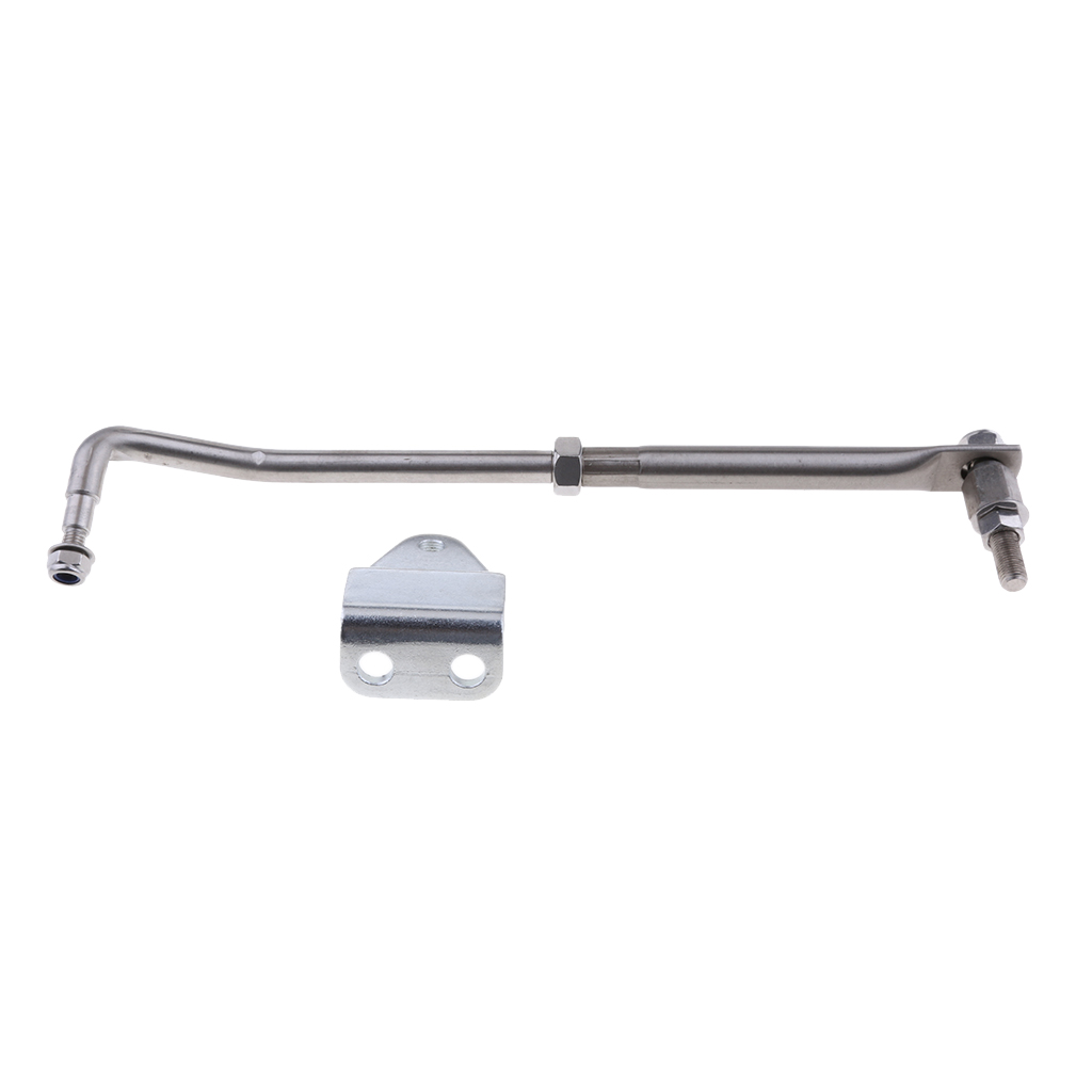 Edelstahl Außenborder Lenkung Stange Verknüpfung-Gashebel 33 cm/13 &#39;&#39;Langlebig und Korrosion Beständig