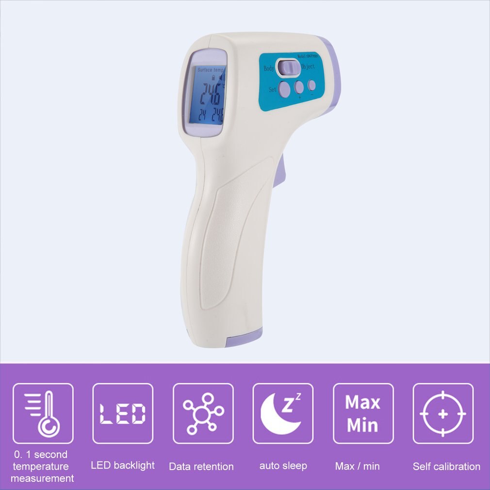 Multifonction bébé/adulte numérique Termomete infrarouge front corps thermomètre pistolet sans contact termometr bébé