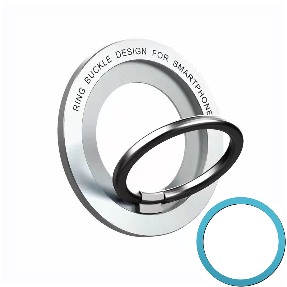 ANMONE-soporte magnético para anillo de teléfono móvil, Compatible con iPhone 12 13 14 Series, soporte de agarre extraíble para teléfono móvil MagSafe: Negro