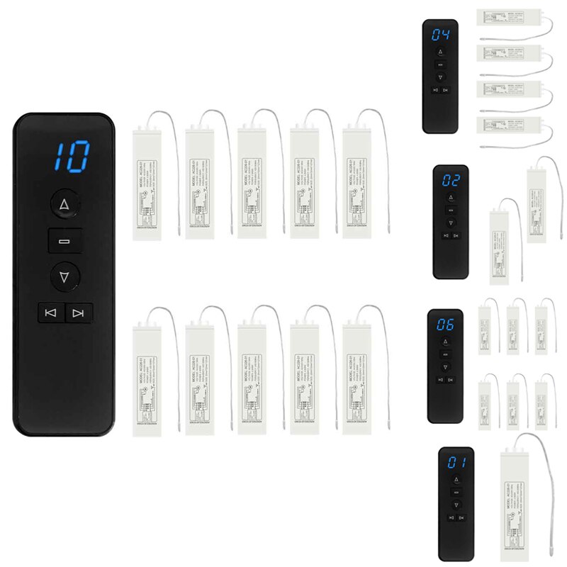 Universal RF 433.92Mhz Wireless Remote Control Transmitter AC123 Receiver AC226 for Blinds Automated Curtains