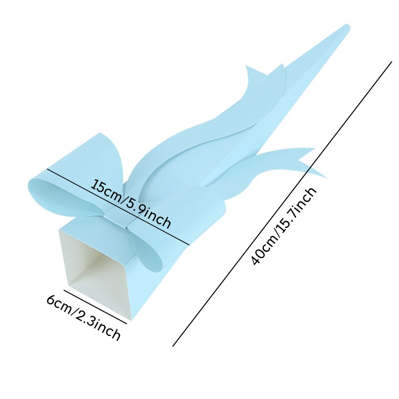 1/4 Stuks Karton Likdoorns Inpakpapier Rose Bloem Verpakking Geschenkdozen Voor Valentijnsdag Moederdag bloemist Boeket Verpakking: B04 / 1Pcs