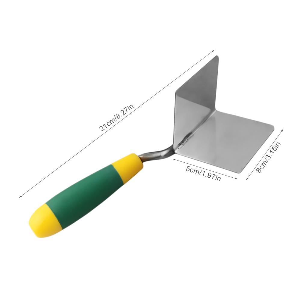 Herramienta de esquina de paneles de yeso, flexiones para una esquina perfecta de 90 grados, paleta de esquina de acero inoxidable de , agarre ergonómico
