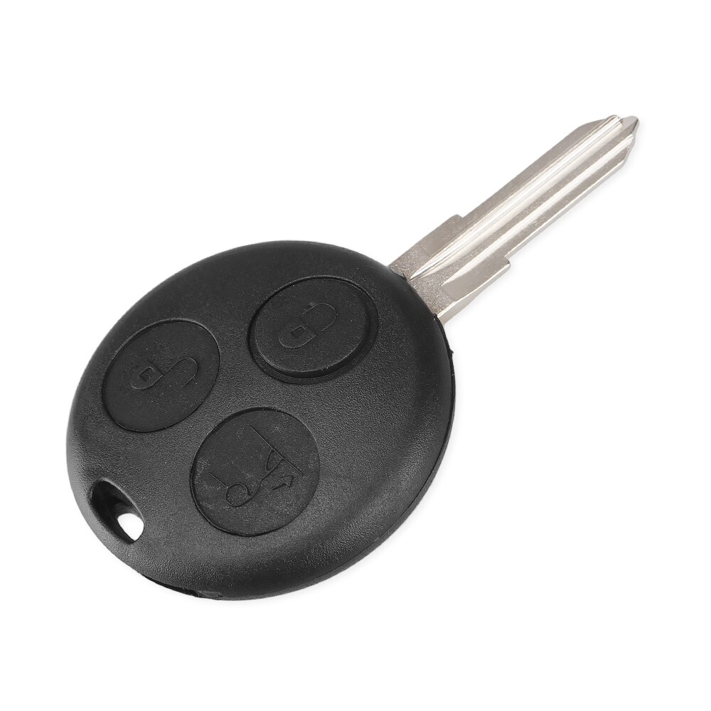 KEYYOU DIY For Benz SMART Fortwo For Mercedes Benz Replacement Remote Auto Car Key Case Fob Case 3 Buttons With Blade