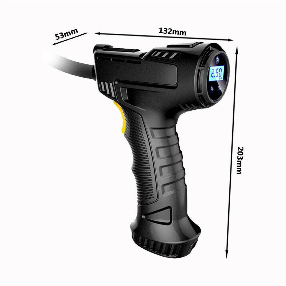 120W Rechargeable Air Compressor Wireless Inflatable Pump Portable Air Pump Car Tire Inflator Digital For Car Bicycle Balls