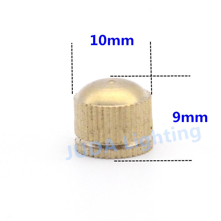 M3 M4 M5 thread Pure copper decorative nut for chandelier ceiling rose canopy edison led pendant lamp brass lighting accessories