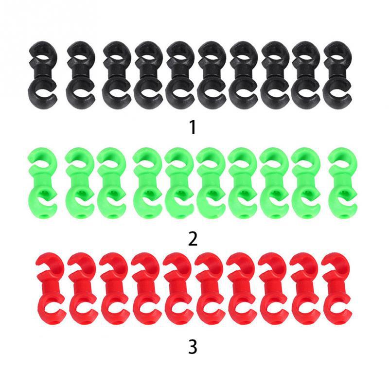 20Pcs Fiets Mtb Remkabel S Stijl Clips Gesp Slang Gids Bike Cross Lijn Clip