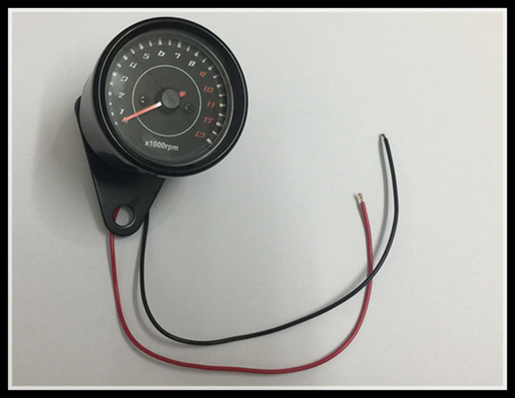 Motorcycle Mechanical tachometer Refit Retro Universal type MOTO meter 13000 RPM