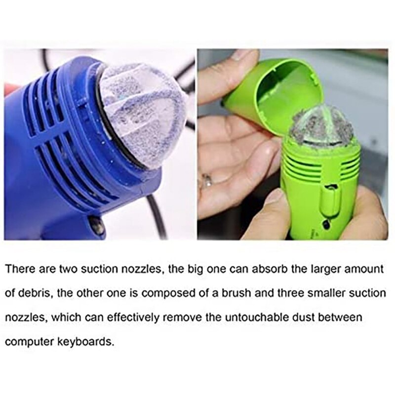 USB Mini Vacuum Cleaner Keyboard Tool PC Notebook Computer Brush Dust Removal Kit Computer Cleaning Tool