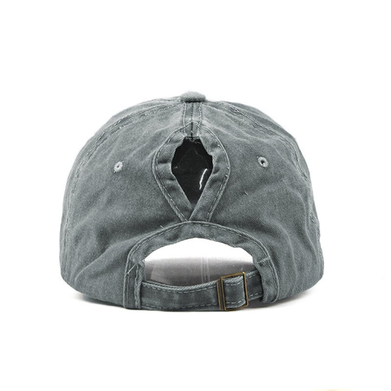 queue de cheval casquette de Tennis femmes fille réglable solide Snapback coton confort été chapeaux Sport décontracté casquettes