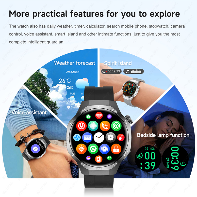 2025 Nuovo Orologio 5 MAX Astuto Della Vigilanza HD AMOLED Schermo NFC GPS inseguitore Chiamata Bluetooth Impermeabile sport saluto Smartwatch Uomo Donna