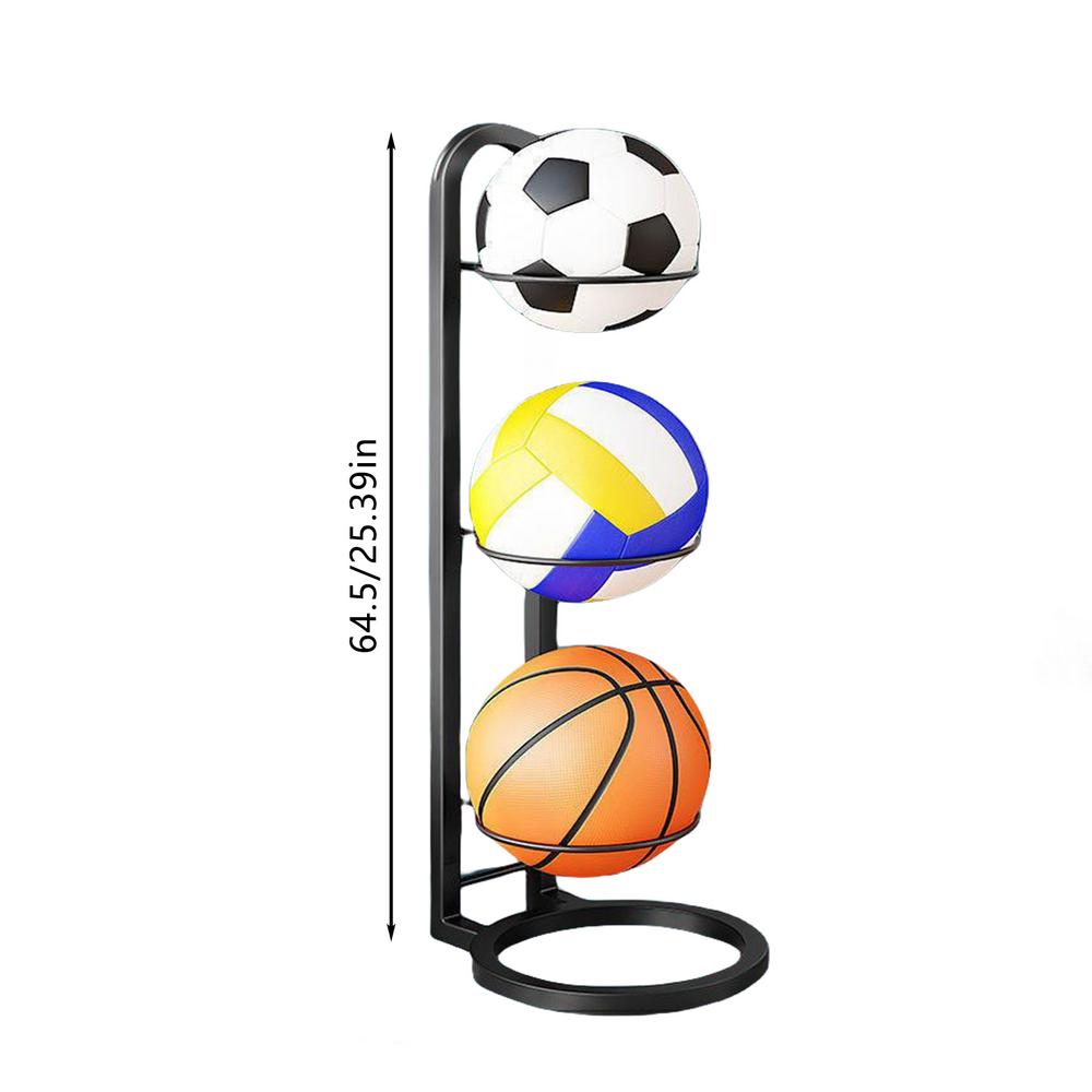 Indoor Children Basketball Storage Rack Put Ball Football Storage Basket Placed Rack Kindergarten Volleyball Stand Holder Space: Blue