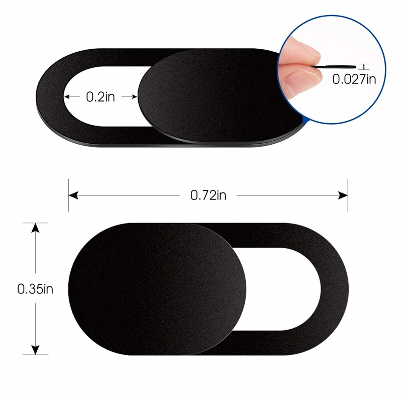 Cubierta Universal para WebCam, cubierta Ultra delgada para lente de cámara deslizante con imán de obturador, para IPhone, Macbook, iPad, Laptops, pegatina de privacidad Web