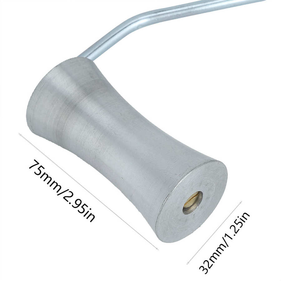 Gereedschap Fiberglass Roller Aluminum Alloy Fiberglass Laminating Bubble Roller Fiberglass Rolling Tool Diameter 32x75mm