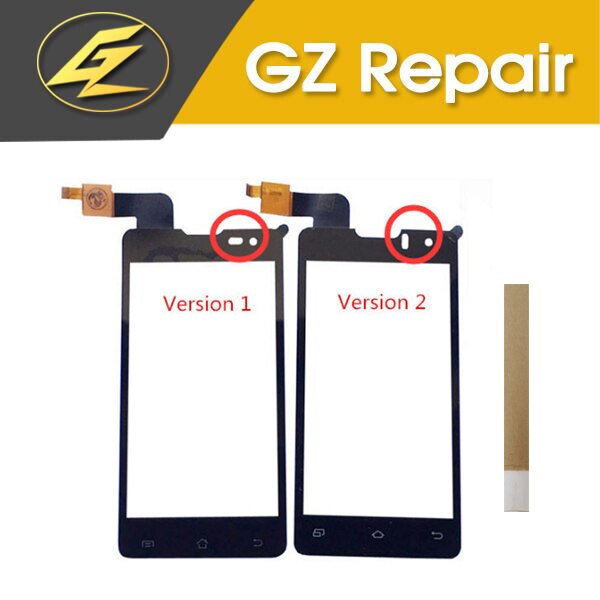4.0 Inch For DNS S4003 innos i6s i3 Touch Screen Glass Lens Digitizer Glass Sensor Black Color With Tape
