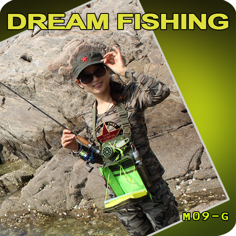 Dream Fishing 17x6x22cm Fishing Bag + Lure Box 1200D Nylon Waist Bag Leg Bags Fishing Rod Piler Tools Storage Pesca Bolsa Peche