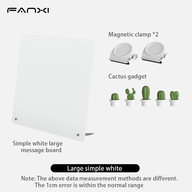 Magnetisch prikbord met standaard Magnetisch bord voor tafelblad met magnetische klem Metalen bord voor magneten Display: green