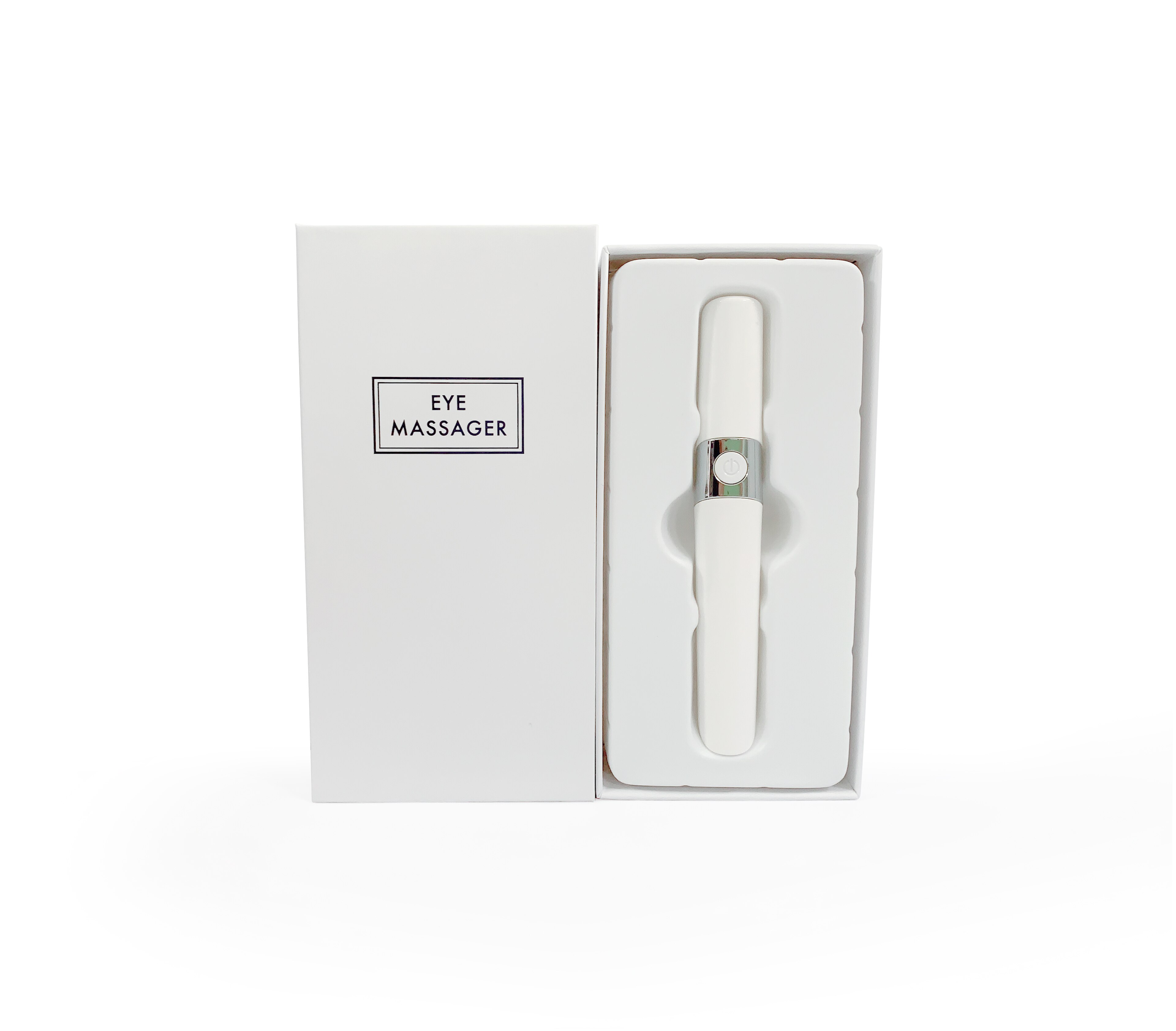 Mini Dispositivo de masaje ocular eléctrico, pluma facial con vibración, palo mágico de cara delgada, bolsa antiarrugas, herramienta de belleza para ojo: Default Title