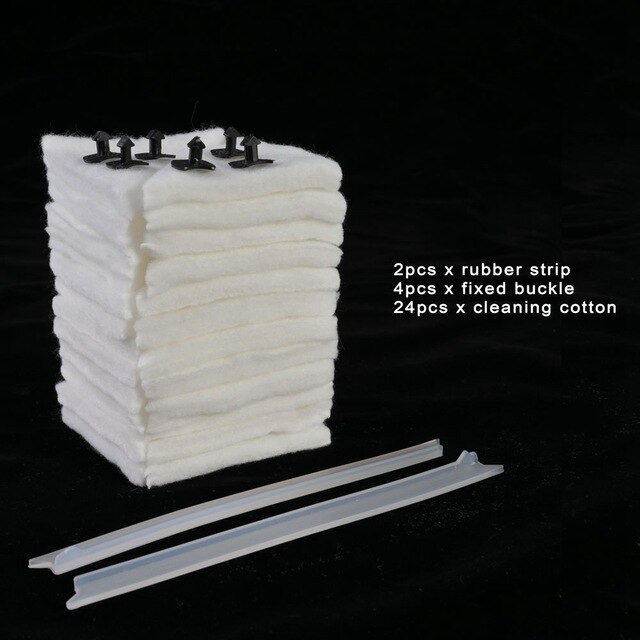 Magnetic Window Cleaner Double Sided Window Cleaning Tool Adjustable Magnet Glass Wiper Household Window Clean tool: Brush accessories