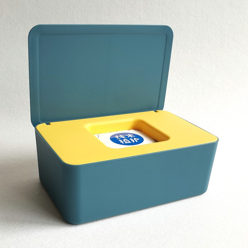 Tissue Doos Natte Doekjes Dispenser Houder Droog Nat Tissue Paper Case Box Doekjes Servet Opbergdoos Houder Container Met Deksel stofdicht: 13