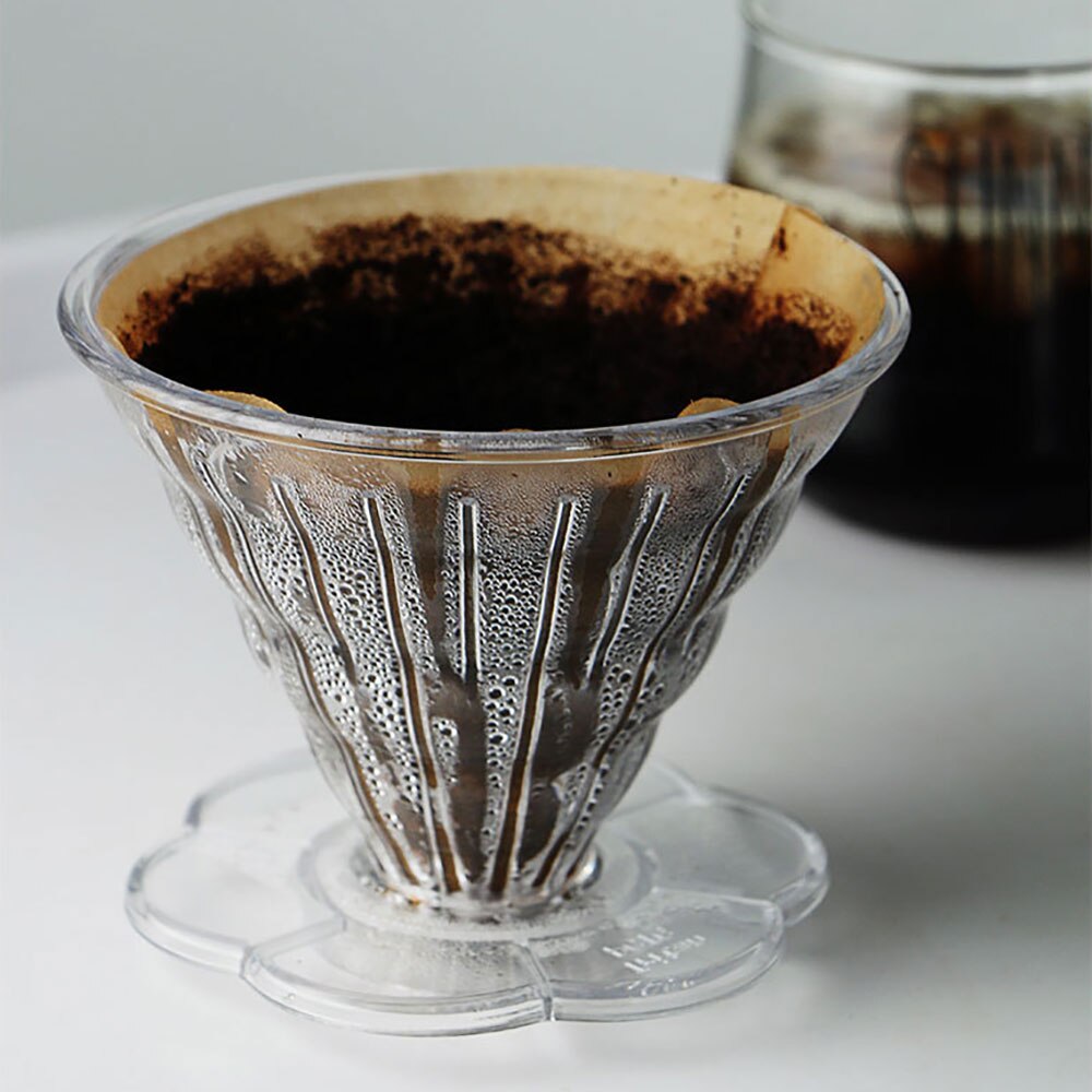 1Pc Giet Over Koffie Druppelaar Handleiding Koffiezetapparaat Papierloze Filter Glazen Karaf Pot Percolators