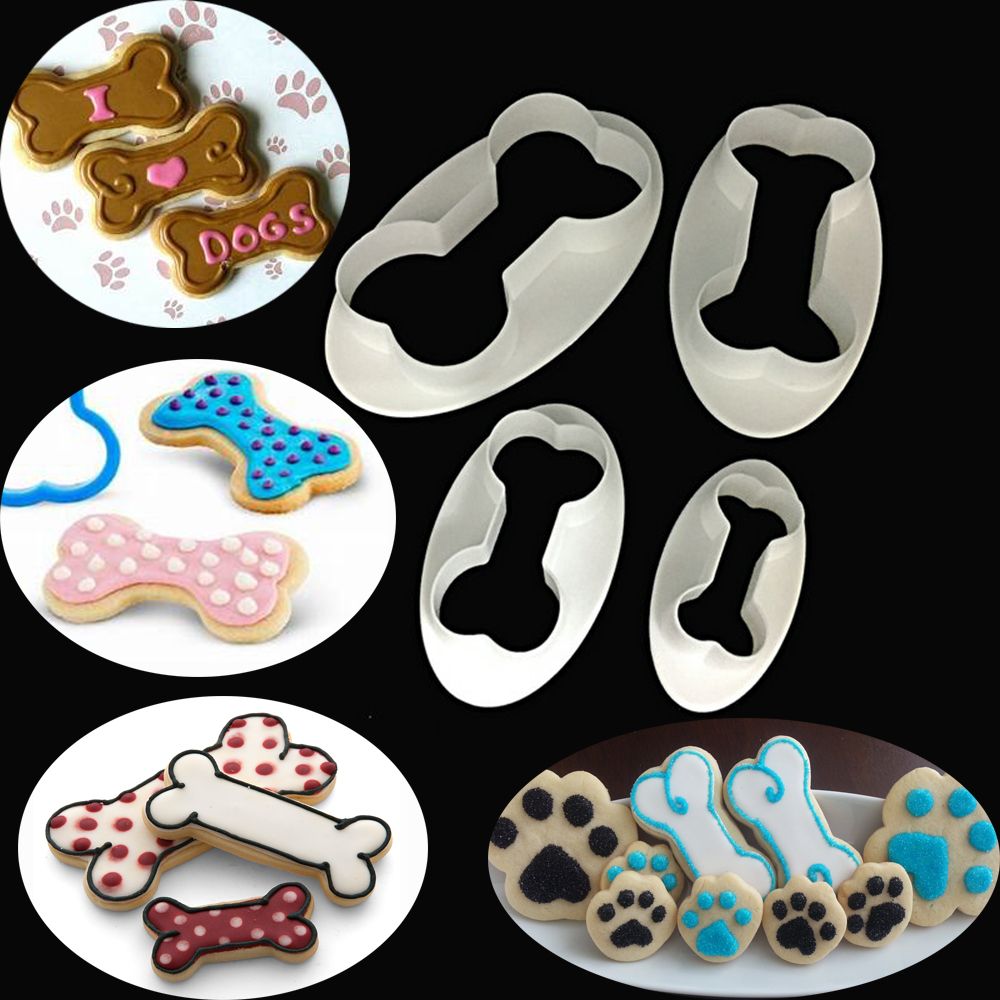 2022 Hond Bot Cookie Cutter Biscuit Fondant Gebak Bakken Cakevorm Voor Bakken Chocolade Keuken Tool Accessoires Kaars
