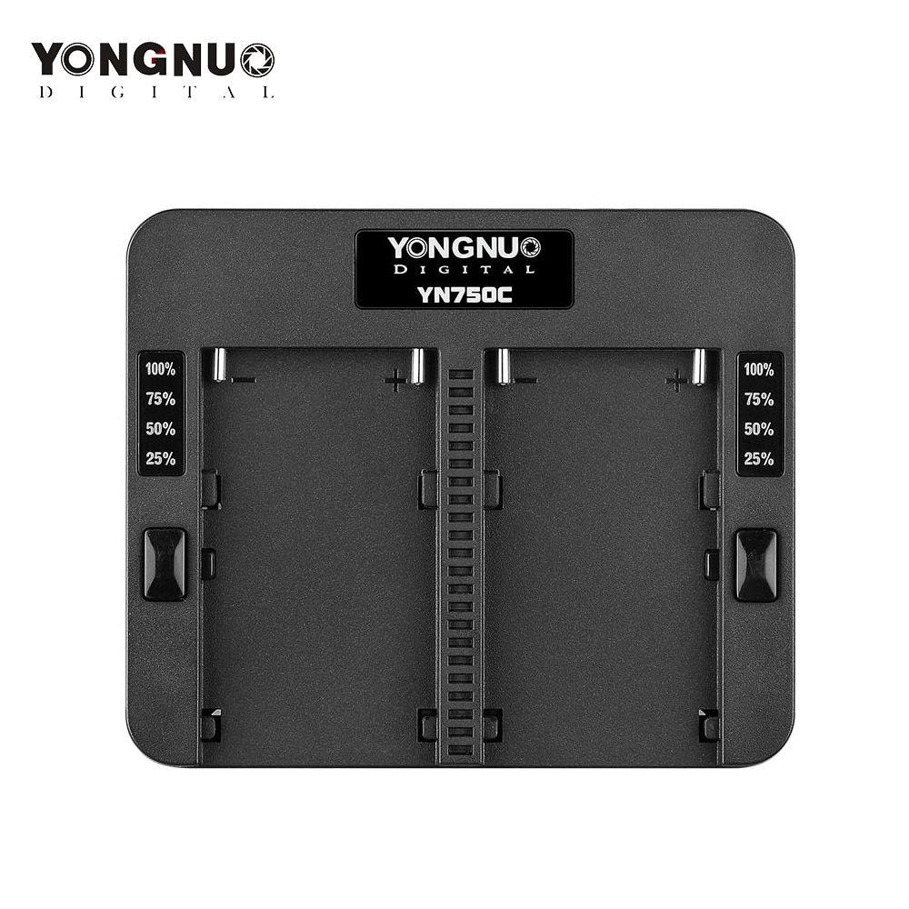 Yongnuo YN750C Lithium Batterij Oplader Dual Channel Batterij Snel Opladen Compatibel Voor Sony NP-F750 NP-F950/B NP-F530 NP-F550