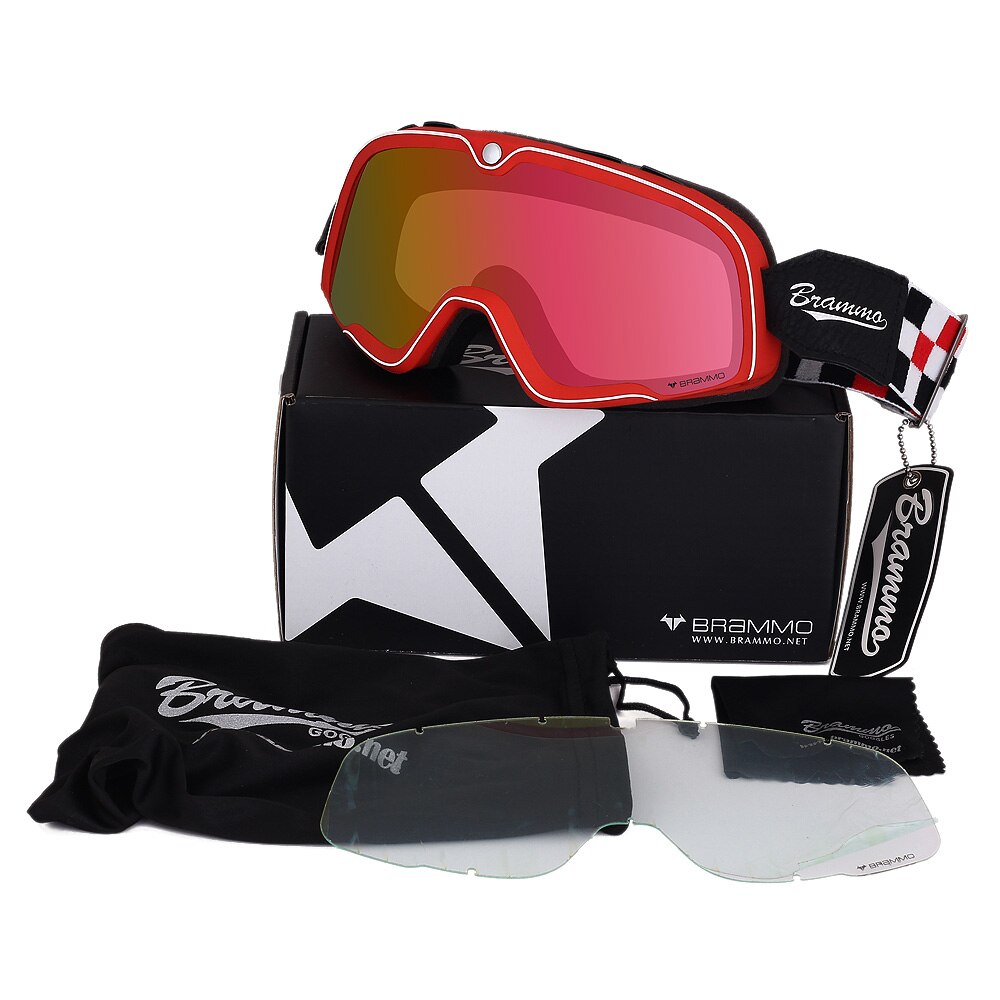 Brammo motocross mx goggles briller skisport eye ware moto off road hjelmbriller til motorcykel atv dh mtb vindtætte gafaer