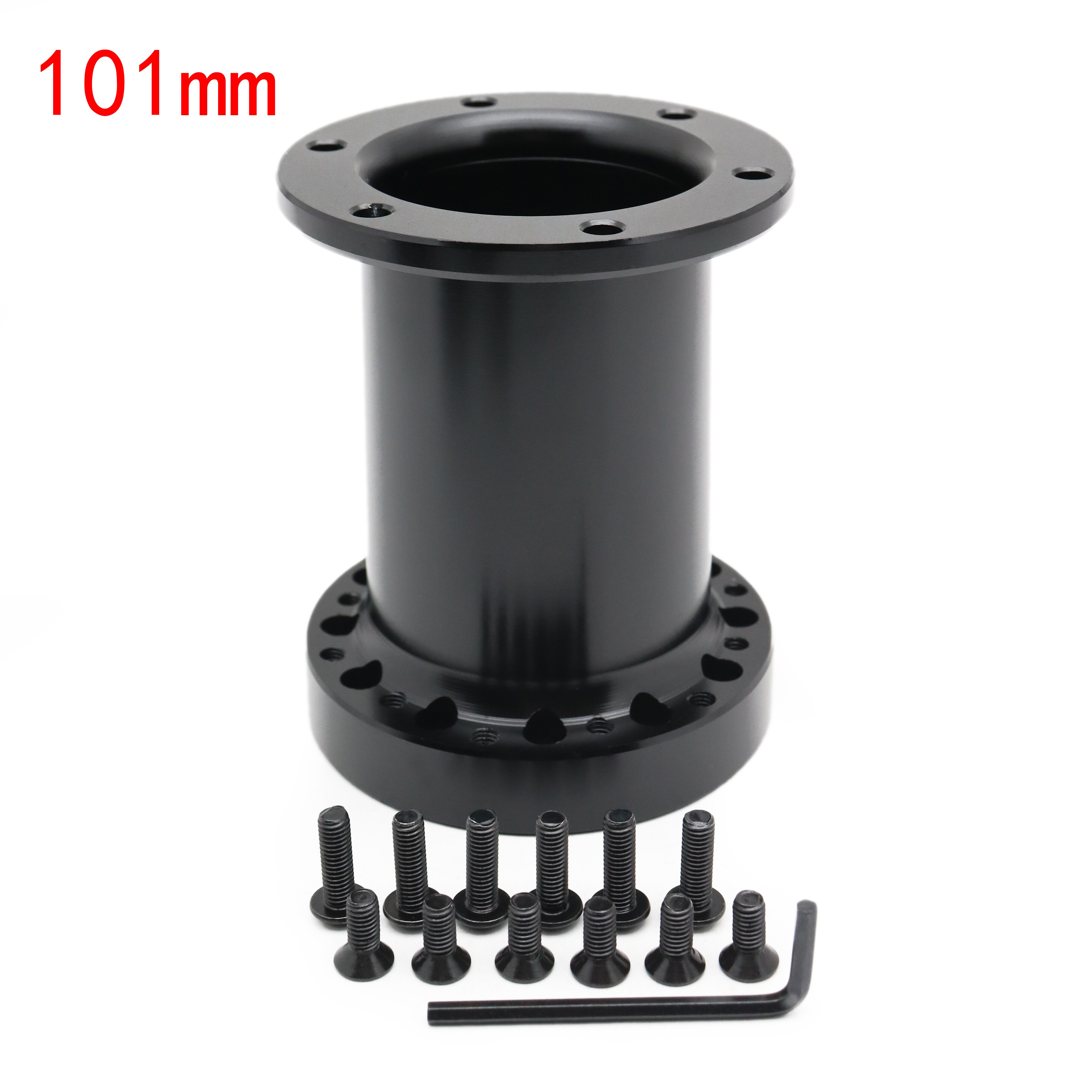 Universal Steering Wheel Hub Spacer 13/51/76/101/128 MM Steering Wheel Hub Boss Kit Adapter Spacer Black: MULTI