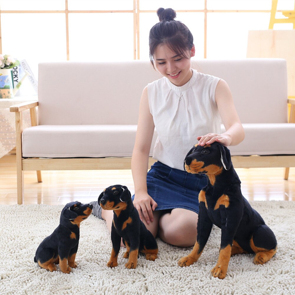 Leuke 30 cm/40 cm Simulatie Hond Knuffel Activiteit cadeaus Gevulde Pop Grote Kerstcadeau