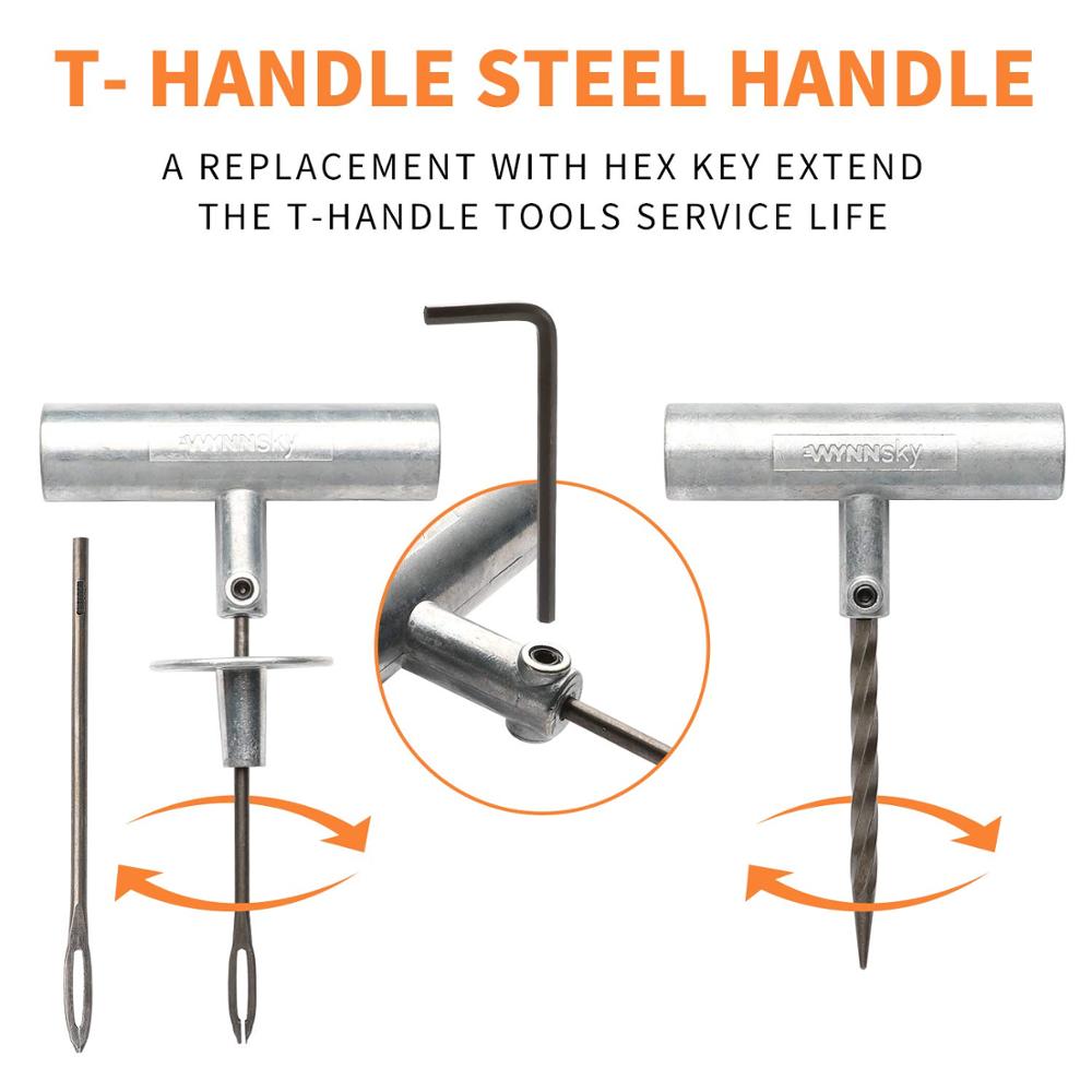 Tire Repair Kit Car Van Motorcycle Bike Tire Repair Tools Emergency Heavy Duty Tubeless Tire Puncture Repair Kit