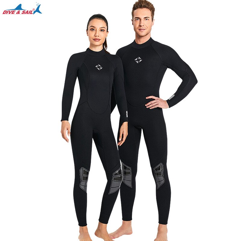 Ultra stretch 3mm neoprenanzug, ganzkörper-tauchanzug mit reißverschluss am rücken, einteilig, zum schnorcheln, tauchen und schwimmen